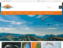 Tablet Screenshot of parapentesudboutique.com